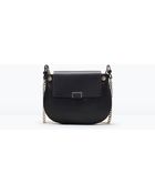 Zara Shoulder Bag With Gusset - Lyst