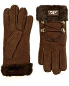 Ugg Fur-Lined Gloves - Lyst