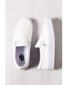 Vans Classic Premium Leather Slip-On Women'S Sneaker - Lyst