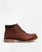Asos Boots In Leather - Lyst