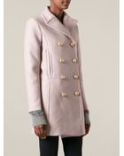 Dondup Edwyna Double Breasted Coat - Lyst