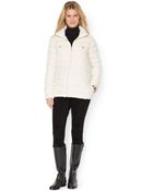 Lauren by Ralph Lauren Petite Quilted Down Puffer Jacket - Lyst