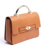 Mulberry Ginger Grained Leather 'Bayswater' Crossbody Bag - Lyst