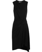 Alexander Wang Draped Stretch-Crepe Dress - Lyst