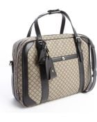Gucci Beige And Black Diamante Canvas Carry On - Lyst