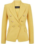 Balmain Pique Jacket - Lyst