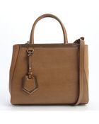 Fendi Brown Mini 2jours Convertible Top Handle Bag - Lyst
