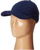 Lauren by Ralph Lauren Quilted Knit Baseball Cap - Lyst