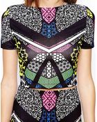 Asos Tall Exclusive Printed Top in Abstract Print - Lyst
