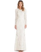 Needle & Thread Lace Petal Maxi Dress - Lyst