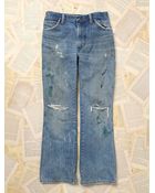 Free People Womens Paint Splattered Wrangler Jeans - Lyst