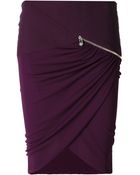 Versace Draped Skirt - Lyst