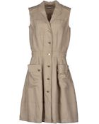 Stefanel Short Dress - Lyst