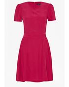 French Connection Hannah Crepe Flared Dress - Lyst