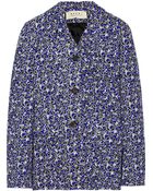 Marni Printed Linen-Blend Jacket - Lyst