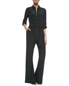 Diane von Furstenberg Lori Wide-leg Silk Jumpsuit - Lyst