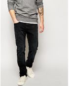 Esprit Distressed Washed Jeans In Slim Fit - Lyst