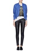 Acne Studios Signature Cottonblend Bomber Jacket - Lyst