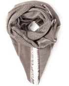 Fendi Ff Logo Scarf - Lyst