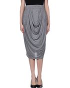 Kenzo Knee Length Skirt - Lyst