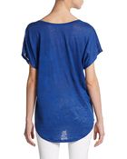 Joie Maddie Linen Tee - Lyst