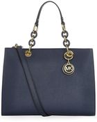MICHAEL Michael Kors Cynthia Medium Satchel - Lyst