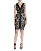 Jax Lace Sleeveless Sheath Dress - Lyst