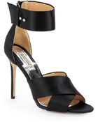 Badgley Mischka Kassie Ankle-Cuff Sandals - Lyst