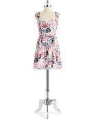 Guess Perie Fit And Flare Dress - Lyst