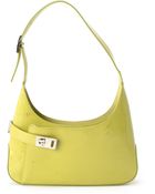 Ferragamo Light Green Shoulder Bag - Lyst