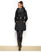 Laundry By Shelli Segal Belted Down Puffer Coat - Lyst