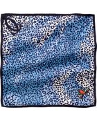 Cartier Panther And Butterfly Motif Scarf - Lyst