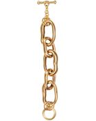 Oscar de la Renta Russian Gold Link Bracelet - Lyst