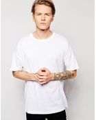 Asos Oversized Knitted T-Shirt - Lyst