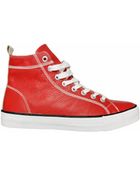 Junya Watanabe Man For Comme Des Garcons High Top Sneaker Red - Lyst