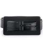 Saint Laurent Edie Leather Belt - Lyst