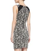Alice + Olivia Thalia Paisley-Print Fitted Dress - Lyst