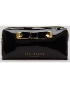 Ted Baker Cosmetic Case Small Bow - Lyst