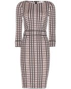 Tory Burch Rhoda Printed Stretch-Silk Dress - Lyst