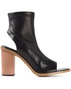 Chloé Open Toe Boots - Lyst