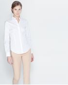 Zara Basic Poplin Shirt - Lyst
