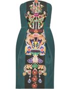 Mary Katrantzou Olympia Strapless Print Dress - Lyst