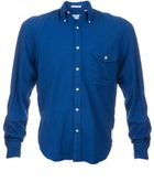 Gant Rugger Slub Flannel Shirt - Lyst
