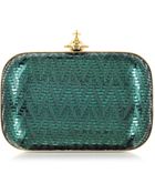 Vivienne Westwood Grace Small Metallic Clutch - Lyst