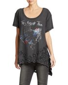 Free People Graphic Stone Tee - Lyst