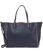 Valentino Medium Rockstud Tote - Lyst