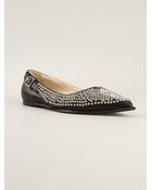 Ter Et Bantine Studded Buckled Ballerinas - Lyst