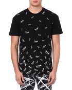 McQ by Alexander McQueen Razor-print Degradé T-shirt - Lyst