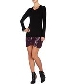 BCBGMAXAZRIA Kaylen Cowl Back Top - Lyst