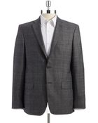 John Varvatos Plaid Blazer - Lyst